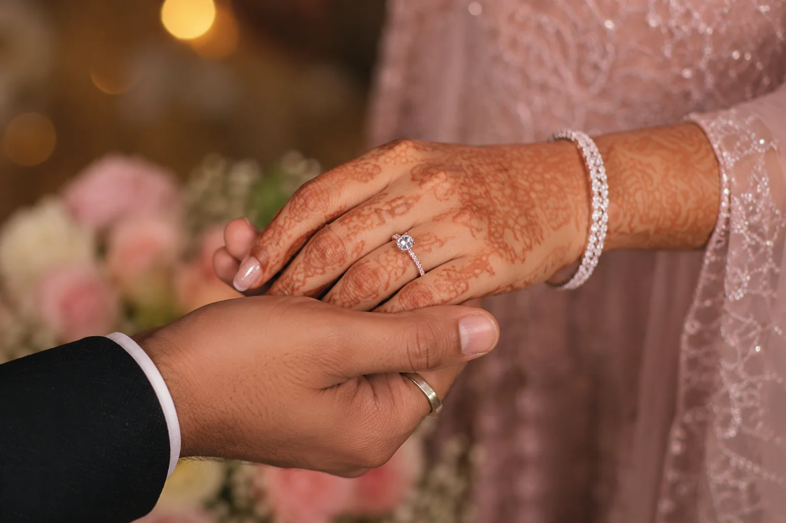 Couple engagement ring ceremony photography in Delhi by Designinfo Photography
