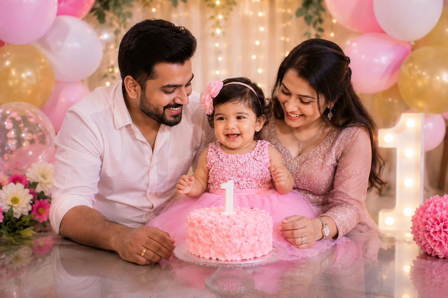 Best Birthday Photography in Delhi – Family Birthday Celebration Photoshoot